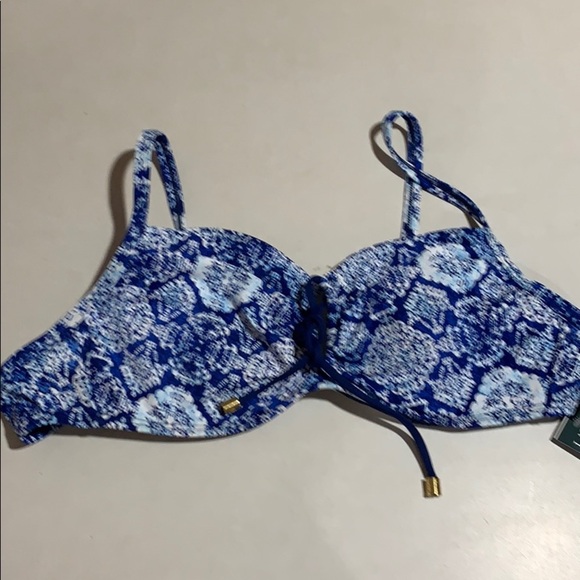 NWT Lauren Ralph Lauren Underwire Loop Front Top - Picture 1 of 6